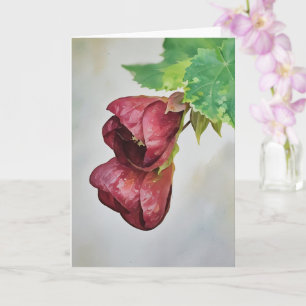 Bell Blume Art Note Card Karte
