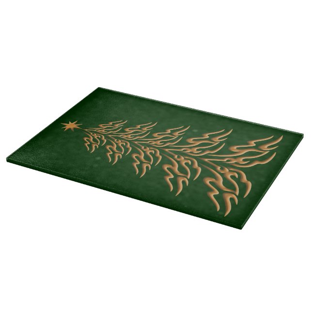 Bell Christmas Tree Cutting Board Schneidebrett (Ecke)