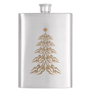 Bell Christmas Tree Flask Flachmann