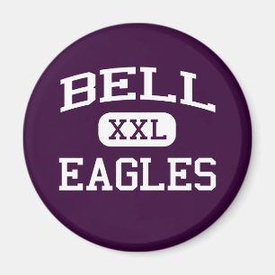 Bell - Eagles - Bell hohe Schulglocke Kalifornien Magnet