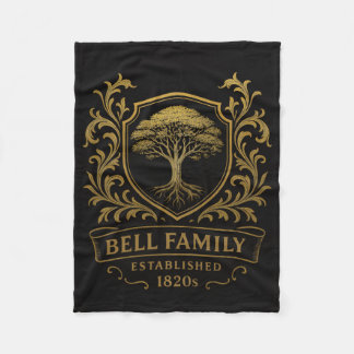 Bell-Familien-Decke Fleecedecke