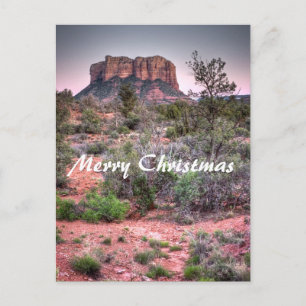 Bell-Felsen Sedona, Arizona. Frohe Weihnachten