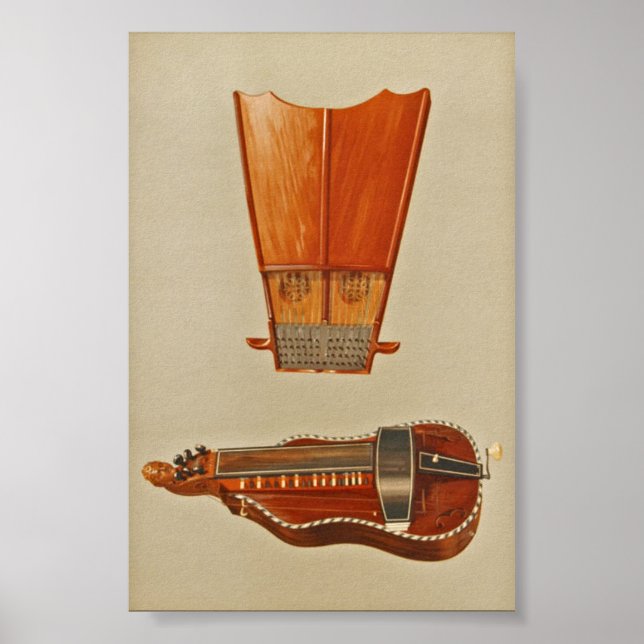 Bell Harp, Hurdy Gurdy Poster (Vorne)