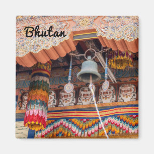 Bell in Punakha Dzong - Bhutan, Himalaya, Asien Magnet