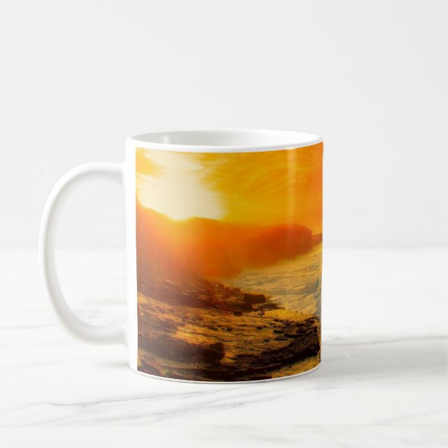 Bell island sunset mug kaffeetasse (Links)