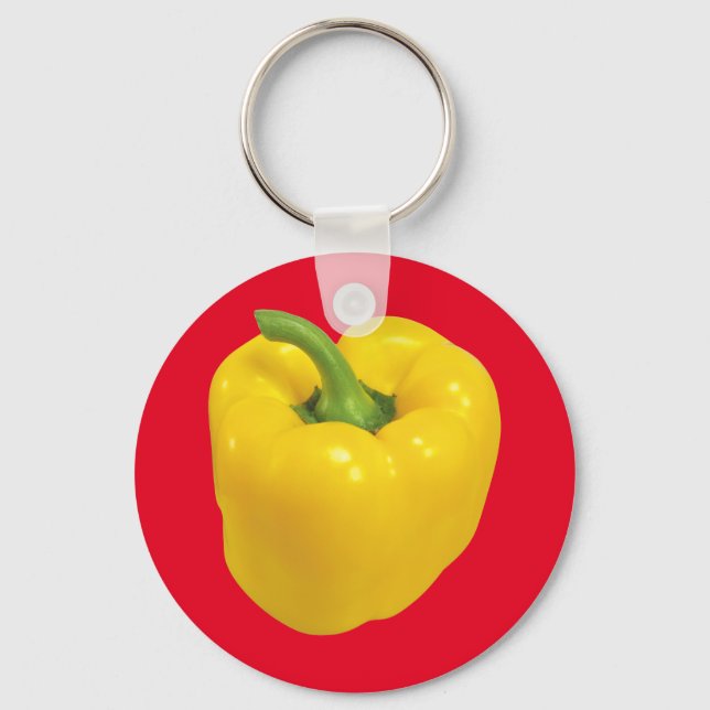 BELL PEPPER (GELB) SCHLÜSSELANHÄNGER (Vorderseite)
