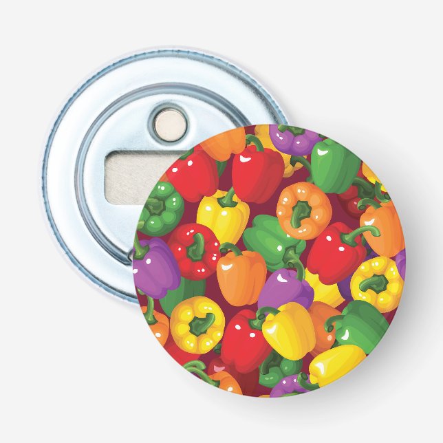 Bell Pepper-Muster Flaschenöffner (Vorderseite)