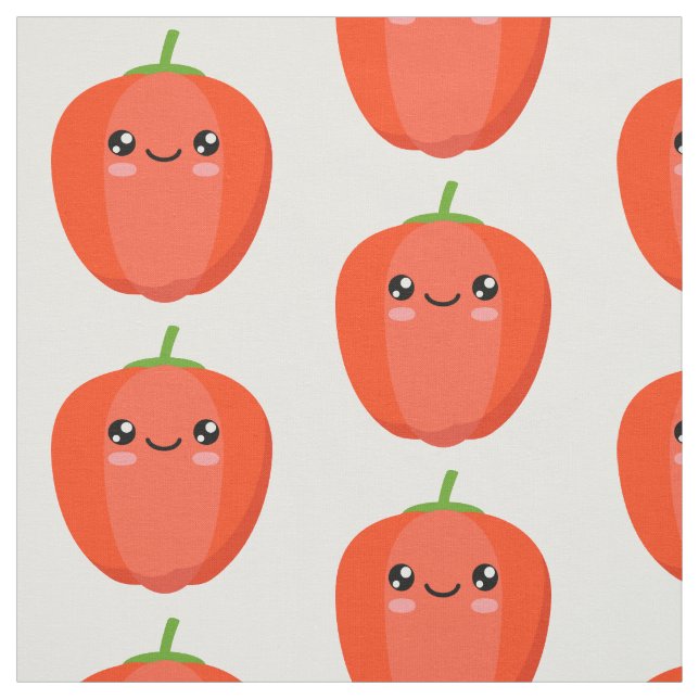 Bell Pepper Red Stoff (Muster)