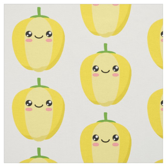 Bell Pepper Yellow Stoff (Muster)