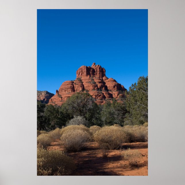 Bell Rock im Winter 2021 Poster (Vorne)