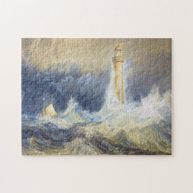 Bell Rock Leuchtturm Joseph Mallord William Turner Puzzle (Horizontal)