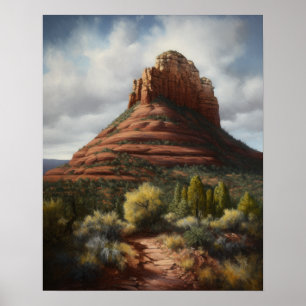 Bell Rock Sedona Arizona Malerei Kunst, Dichtung u Poster