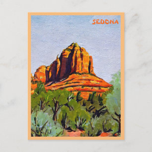 Bell Rock, Sedona, Arizona Malerei Postkarte