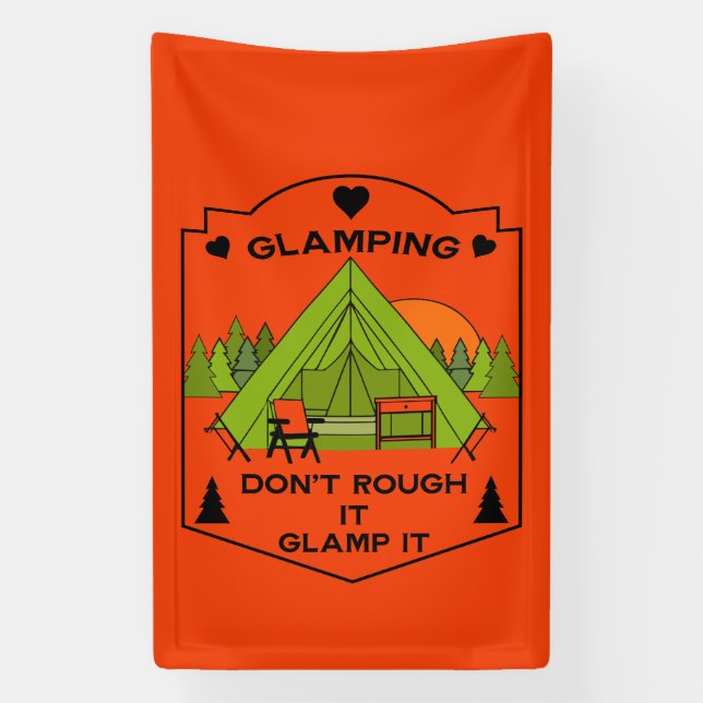 Bell Tent Glamping Banner (Vertikal)