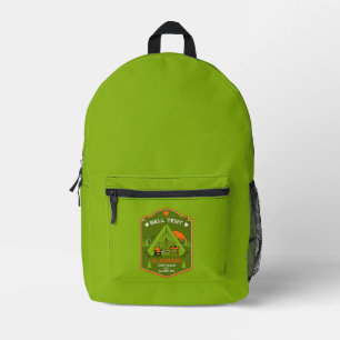 Bell Tent Glamping Bedruckter Rucksack
