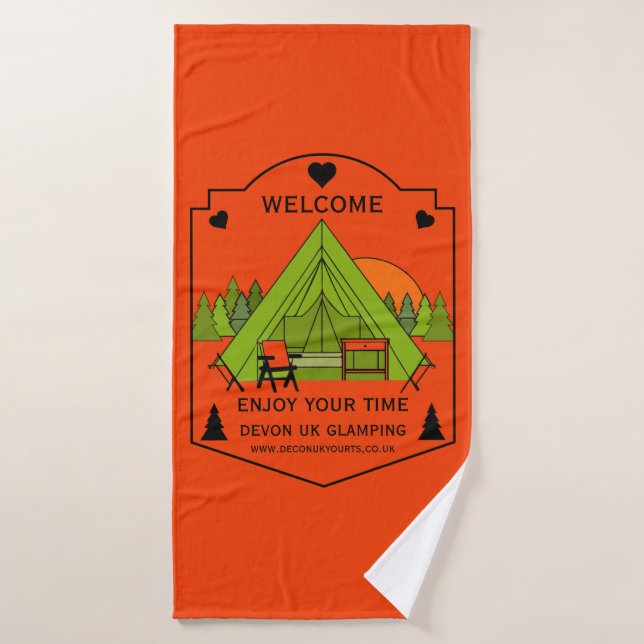 Bell Tent Glamping Business Badehandtuch (Badehandtuch)