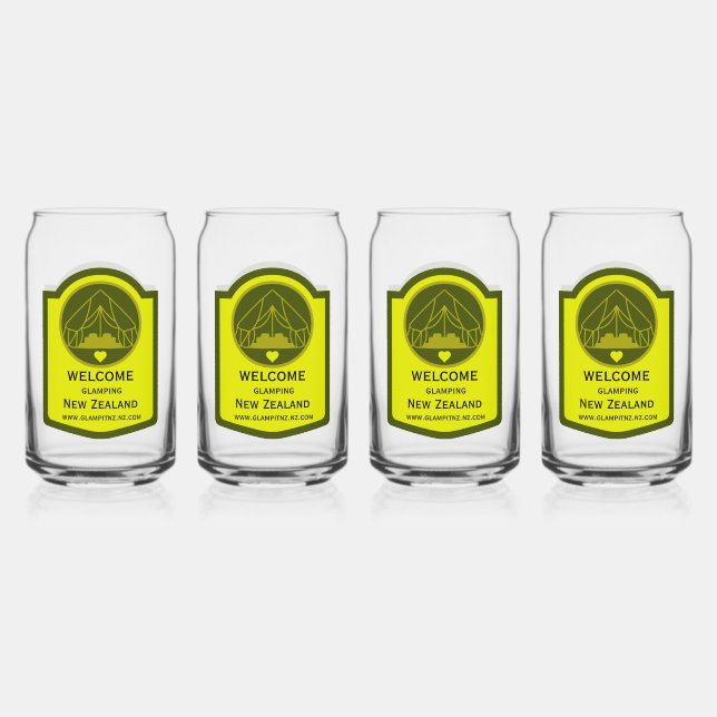 Bell Tent Glamping Business Dosenglas (Vorderseite)