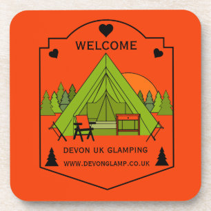 Bell Tent Glamping Business Getränkeuntersetzer