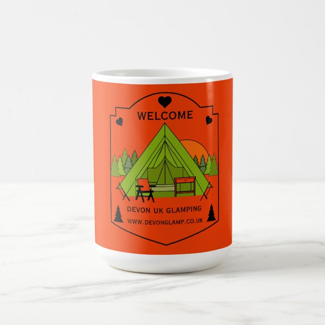 Bell Tent Glamping Business Kaffeetasse (Mittel)