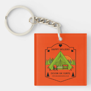 Bell Tent Glamping Business Schlüsselanhänger