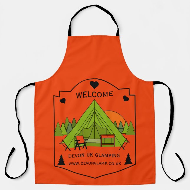 Bell Tent Glamping Business Schürze (Vorderseite)