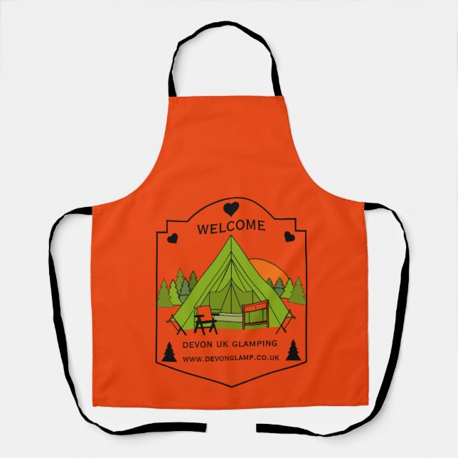 Bell Tent Glamping Business Schürze (Vorderseite)