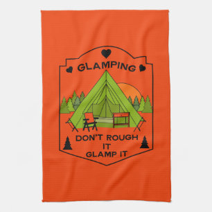 Bell Tent Glamping Geschirrtuch