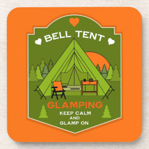 Bell Tent Glamping Getränkeuntersetzer