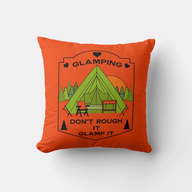 Bell Tent Glamping Kissen (Vorderseite)