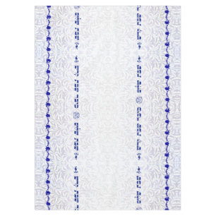 Bell und Granatapfel mit "Shabbat Shalom " Tischdecke