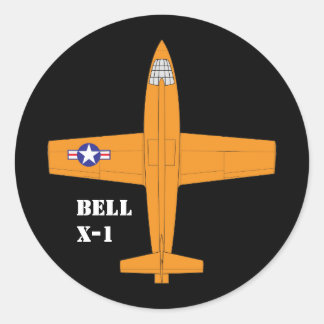 Bell X-1-Aufkleber Runder Aufkleber