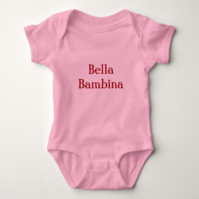 Bella Bambina Baby Strampler (Vorderseite)