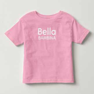 Bella Bambina Italienisch Sizilianisch Kleinkind T-shirt