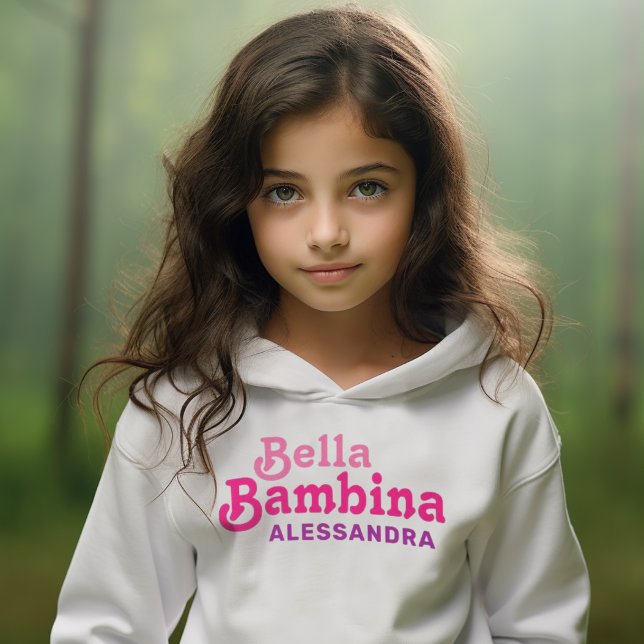 Bella Bambina Niedliche Girls Kinder Design Hoodie (Von Creator hochgeladen)
