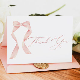 BELLA Blush Bow Sie bindet den Knoten an Danke