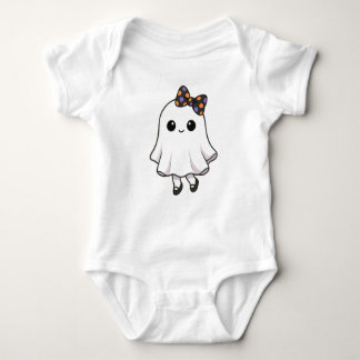 Bella Boo - Niedlicher Halloween-Ghost-Baby-Bodysu Baby Strampler