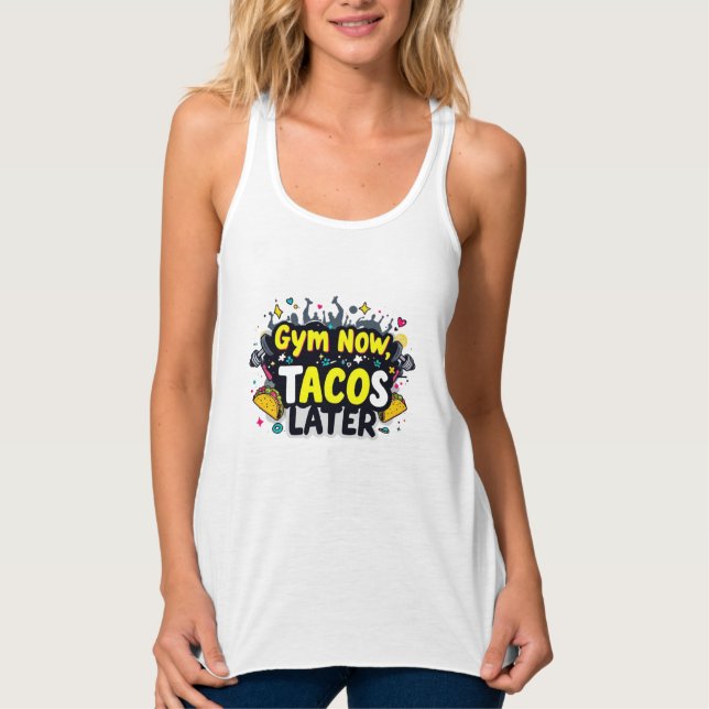 Bella+Canvas Flowy Racerback Tank Top – Tank Top (Vorderseite)