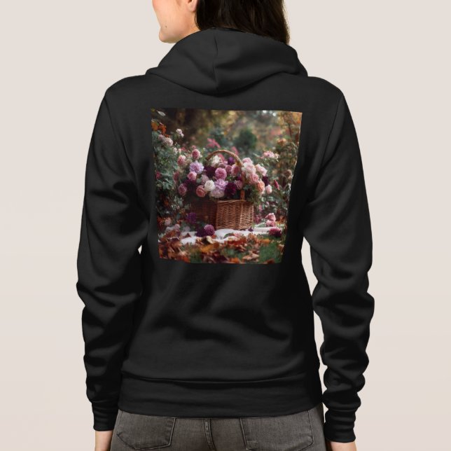 Bella+Canvas Full-Zip Hoodie (Rückseite)