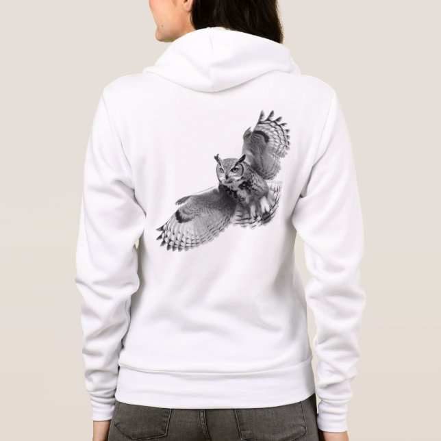 Bella+Canvas Full-Zip Hoodie (Rückseite)