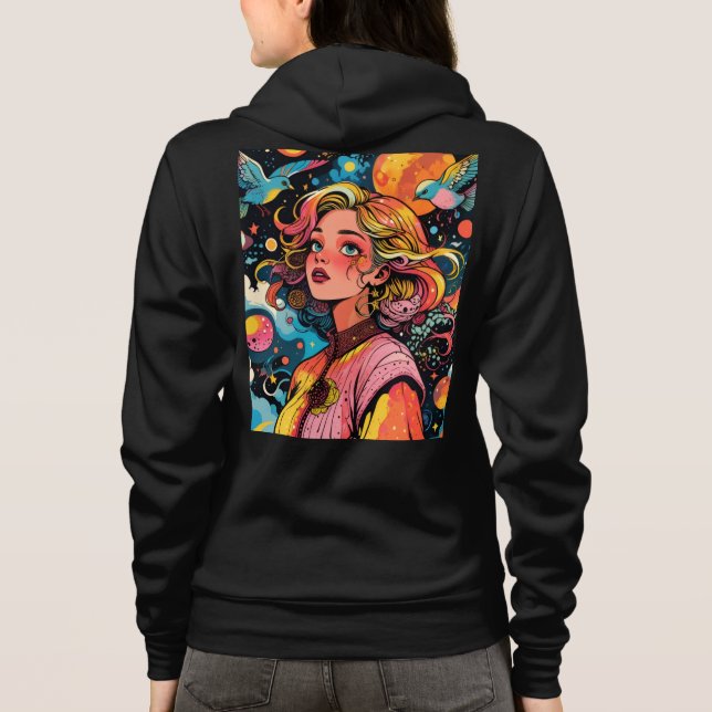 Bella+Canvas Full-Zip Hoodie (Rückseite)