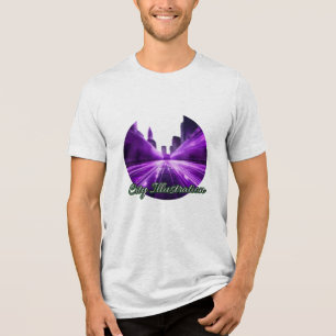 Bella+Canvas Tri-Blend-T-Shirt, einfarbig schwarze Tri-Blend Shirt