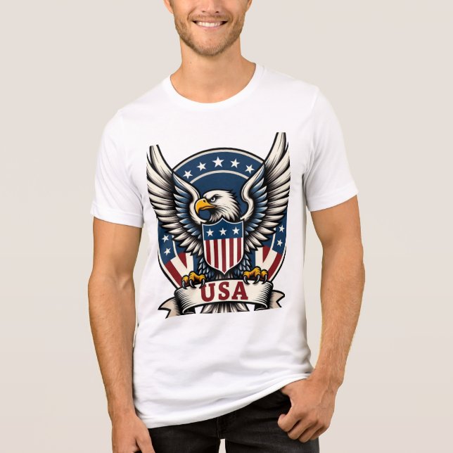 Bella+Canvas Tri-Blend-T-Shirt Tri-Blend Shirt (Vorderseite)