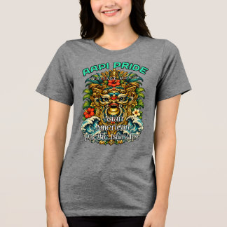 Bella+Canvas Tri-Blend-T-Shirt, Weiß, Erwachsene S Tri-Blend Shirt