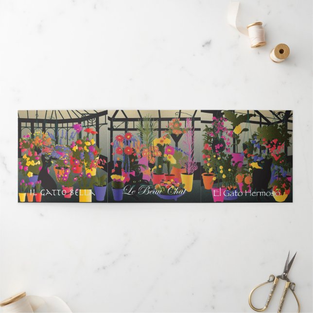 Bella Cat 4-6 Trifache Karte (Außenbereich)