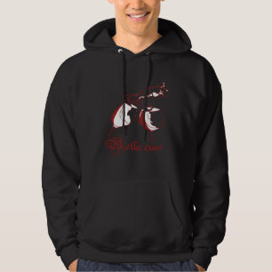 Bella Ciao Ciao Wine and Champagne Glass To Hoodie