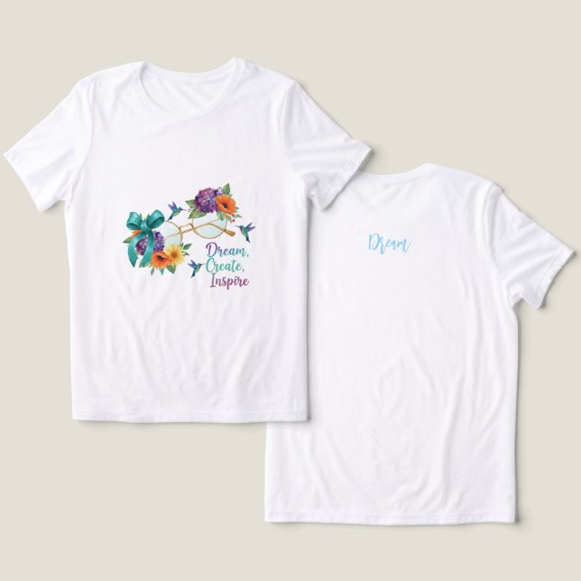 Bella Damen Tri-Blend T-Shirt Shirt (Design Vorderseite & Rückseite)