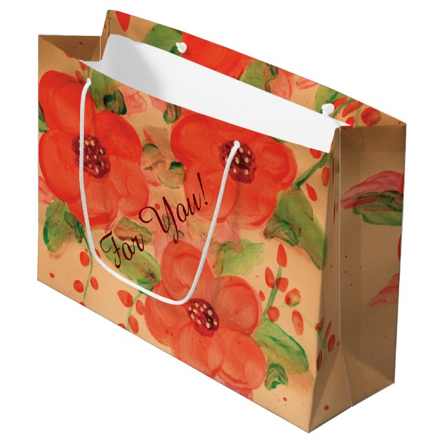 Bella Gift Bag Große Geschenktüte (Vorderseite Schrägansicht)