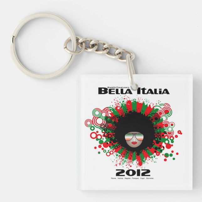 Bella Italien 2012 Schlüsselkette Schlüsselanhänger (Vorderseite)