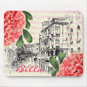 Bella Italien Pfingstrose mousepad