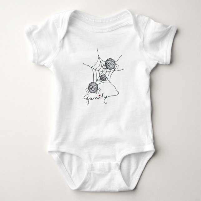 Bella+Leinwand Baby Tri-Blend T-Shirt mit Strampler (Vorderseite)